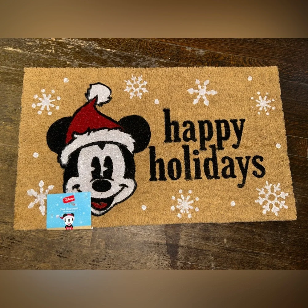 Mickey Mouse Christmas Doormat